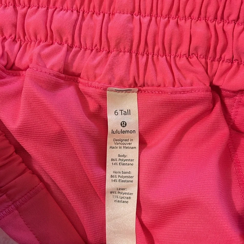 Lululemon Highlight Pink Hotty Hot Shorts *Tall - Picture 4 of 4